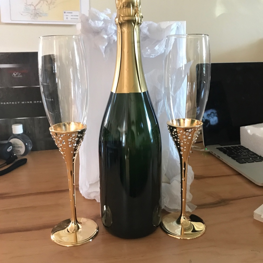 Champagne Toasting Flutes🥳🍾🥂New Years Special!!